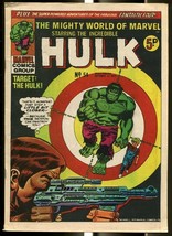 Mighty World Of Marvel #54 1973-HULK-FANTASTIC FOUR-KIRBY-UK Comic Fn - £40.05 GBP