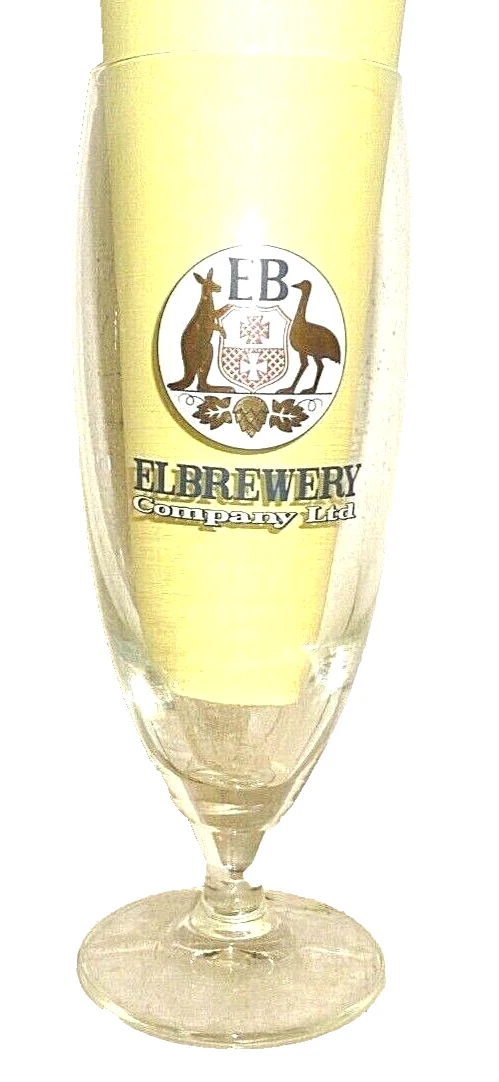 Elbrewery Elblag Poland Beer Glass - $9.95
