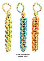 MPP Big Braided Rope Tug Dog Toy Tough TPR Rubber Tangle Handle Colors Vary 20&quot;  - £20.39 GBP