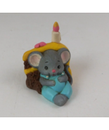 1984 Avon Mouse Cake Merry Messenger Pomette Happy Birthday 1.5&quot; x 2&quot; Fi... - €5,02 EUR