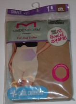 Maidenform Flexees Shapes High Waist Thigh Slimmer size 3XL Beige New with tags - £11.14 GBP