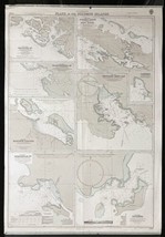 Nautical Chart Admiralty Solomon Islands Pacific Maritime 1975 - £50.90 GBP