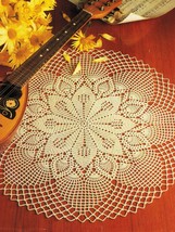 6X Pineapple Private Life Symphony Focus on Flowers Crochet Doily Patterns - $9.99