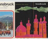 2 Innsbruck Tyrol Austria Brochures 1972 Photos Map - $17.82