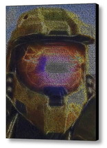 Halo 3 Helmet Video Game Quotes Mosaic Framed 9X11 Limited Edition Art w/COA - £15.28 GBP