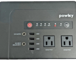 Powkey Portable Power Station 200W 2 AC Outlets, 4 USB, 1 DC Port Campin... - $47.09