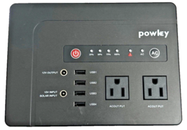 Powkey Portable Power Station 200W 2 AC Outlets, 4 USB, 1 DC Port Campin... - $47.09