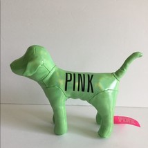 VICTORIA&#39;S SECRET Pink Iridescent Green Stuffed Dog - $9.95