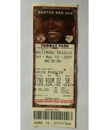 2007 Baltimore Orioles vs Boston Red Sox Ticket Stub May 12 David Ortiz ... - £13.19 GBP