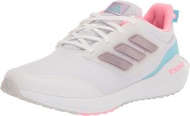 adidas Big Kids EQ21 2.0 Running Shoes,White/Matt Purple Metallic/Bliss ... - $63.13