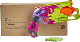 NERF Zombie Strike Hammershot Blaster Hammer Blasting Action Darts Gun Toy Gi... - £32.31 GBP