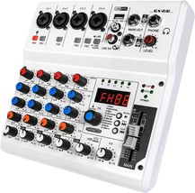 99 Sound Effects 6-Channel Audio Mixer For Pc, Portable Sound, And Dj Show. - £56.20 GBP