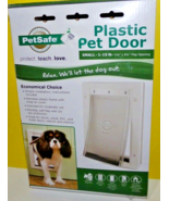 Petsafe Plastic Pet Door Small 1-15 lb 5-1/8&quot; X 8-1/4&quot; Flap Opening Dog Cat - $411.68 MXN