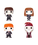 Funko POP! Set of 4 Large Enamel Pins: Harry Potter Weasley Hermione Dum... - $48.95
