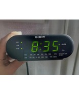 Sony Dream Machine Clock Radio AM/FM Alarm Model ICF-C218 Black Tested - £13.01 GBP