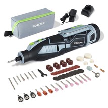 WORKPRO 12V Cordless Rotary Tool Kit, 5 Variable Speeds, Powerful Engraver, Sand - £72.04 GBP