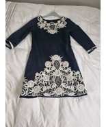 Monsoon Dress Size 10 Cotton lace in Excellent condition Party Appliqué  - $401.82 MXN
