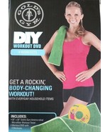 Gold&#39;s Gym DIY 4 Workouts DVD Boxed Set w/ 20&quot; x 30&quot; Microfiber Workout ... - £10.79 GBP