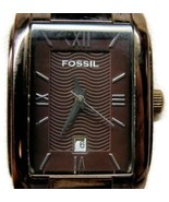 Fossil ES-2002 5ATM St. Steel WR Date Bracelet Watch Analog Quartz New B... - £31.06 GBP
