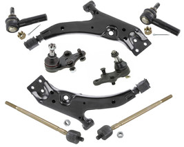 TOYOTA Paseo Coupe 2 Door Lower Control Arms Ball Joints Rack Ends Tie Rods New - £115.32 GBP
