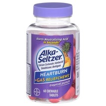 Alka-Seltzer Heartburn + Gas Relief Chews*12/2025* - Relief of Heartburn... - $14.55