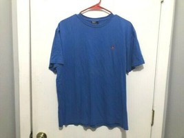 Polo by Ralph Lauren Blue Short Sleeve Logo T Shirt Men&#39;s SZ Medium - £3.88 GBP