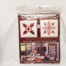 Paragon Creative Quilting Squares Kit 885 Oak Leaf Acorn 1981 Two design... - $24.74