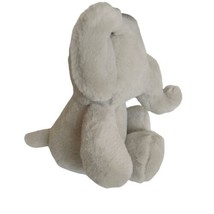 Kelly Toy Gray Baby Elephant 12&quot; Plush Rattle Crinkle Ears Stuffed Soft Toy - £12.31 GBP
