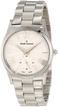 NEW Claude Bernard 23092 3 AIN Womens Classic Silver Sunray Dial Stainless Watch - £110.75 GBP