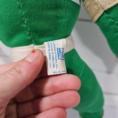 1994 Kid Dimension Saban Power Rangers Green Ranger 15" Plush Item image 7