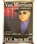 Van Morrison Poster You Win Again Tour 11-24-2000 Berlin - $992.08 MXN