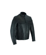 Vance Leather Men&#39;s Racer Jacket with Zippered Vents - 715567 - €140,21 EUR+