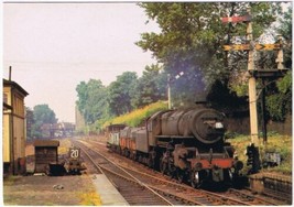 Postcard Train Locomotive LMS No 43022 Flying Pigs Ivatt 2-6-0 Canonbury - £2.26 GBP