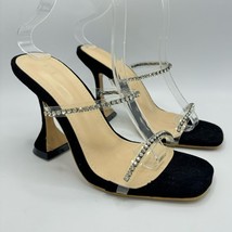 Fashion Rhinestone Open Toe High Heel Sandals Shoes Size 7 US 38 EU - $443.69 MXN