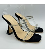Fashion Rhinestone Open Toe High Heel Sandals Shoes Size 7 US 38 EU - $442.93 MXN