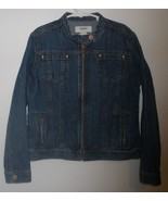 NEW!!  GIRLS OLD NAVY FULL FRONT ZIP DISTRESSED BLUE JEAN JACKET   SIZE M - €21,88 EUR