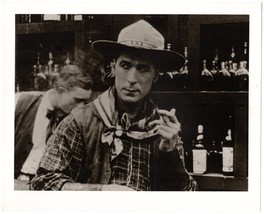 Knight Of The Trail (1917) William S. Hart Smokes Cigar At Bar Silent Western - $45.00