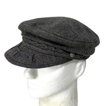 Vtg Greek Fishermans Cap Hat Wool Blend Gray  Sz L 7 1/4 Aegean San Fran... - £18.61 GBP