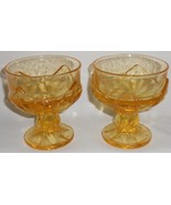 Set (2) Mid Century FRANCISCAN / TIFFIN 6 oz Champagnes or Sherbets MADE... - $27.77 CAD