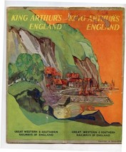 King Arthur&#39;s England Brochure Great Western &amp; Southern Railways of England 1932 - £68.83 GBP