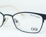 OGI Heritage 2243 1524 Schwarz/Creme Brille Metall Rahmen 49-17-145mm - £75.00 GBP
