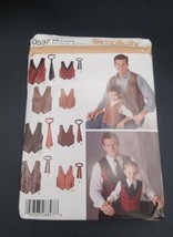 Simplicity 0537 Father/Son Matching Vest/Ties - $3.99