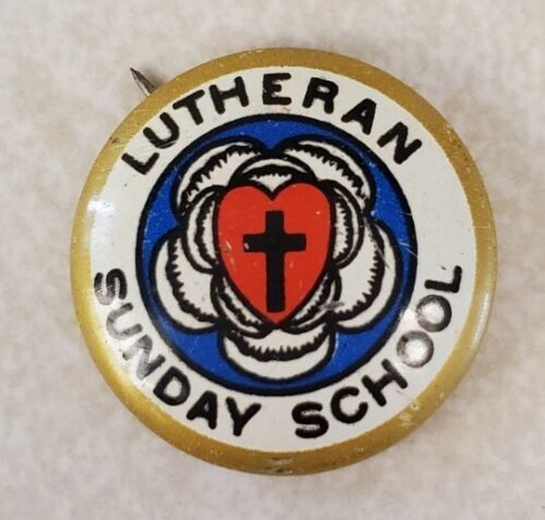Lutheran Sunday School Vintage C.P.H. St. Louis Religious Pin-Back Button - $14.65