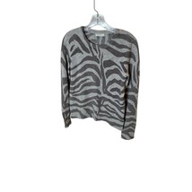 Equipment zebra print cashmere pullover -small - $42.08