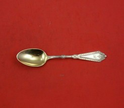 Rosette by Gorham Sterling Silver 4 O&#39;Clock Spoon Gold Washed 5&quot; Silverware - £46.19 GBP