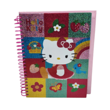 2012 Sanrio Hello Kitty Sticker / Notebook Book Pink Blue Green Paper Pages - £22.72 GBP