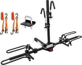 Maxxhaul 50932 Hitch Mount Bike Rack Platform Style 2-Bike Rack For Cars... - $132.92