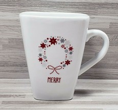 Food Network Christmas Holiday &quot;Merry&quot; 10 oz. Coffee Mug Cup - £10.59 GBP