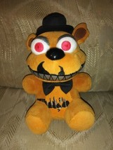 Five Nights At Freddys Teddy Bear Plush 7&quot; Funko Red Eyes Stuffed Animal... - $19.79
