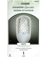 LED LIGHTSHOW DIAMOND SPARKLE 5289317 EDISON BULB WHITE LED - NEW! - $12.98